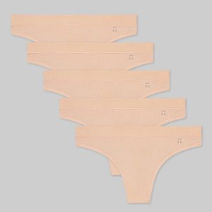 Women's Second Skin Thong (5-Pack)