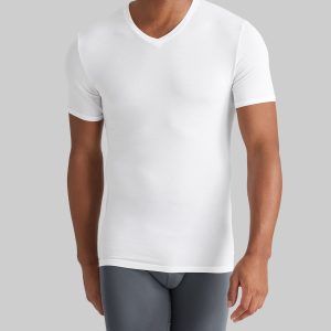 Second Skin High V-Neck Stay-Tucked Undershirt