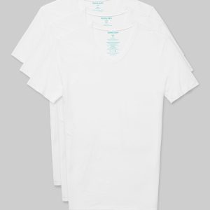 Second Skin High V-Neck Stay-Tucked Undershirt (3-Pack)
