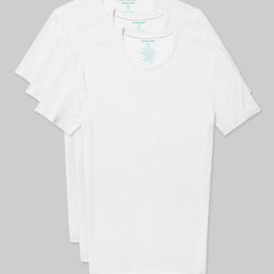 Second Skin Crew Neck Stay-Tucked Undershirt (3-Pack)