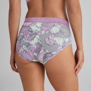 Women's Second Skin High Rise Brief, Lace Waist