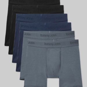 Second Skin Mid-Length Boxer Brief 6" (6-Pack)