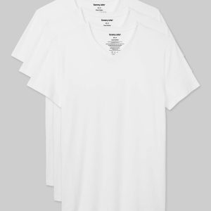 Cool Cotton High V-Neck Modern Fit Undershirt (3-Pack)