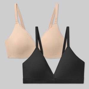 Air Plunge Bra and Air Triangle Bralette Set (2-Pack)