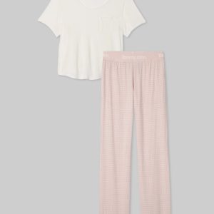 Women's Second Skin Sleep Pocket Tee & Pant Set