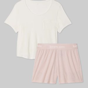 Women's Second Skin Sleep Pocket Tee & Short Set