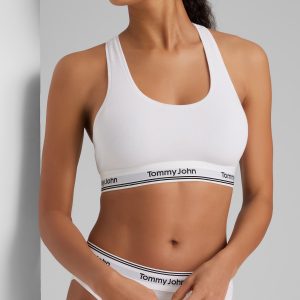Signature Cotton Scoop Bralette