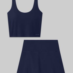 Women's 360 Movement Crop Tank & Tennis Skirt Set